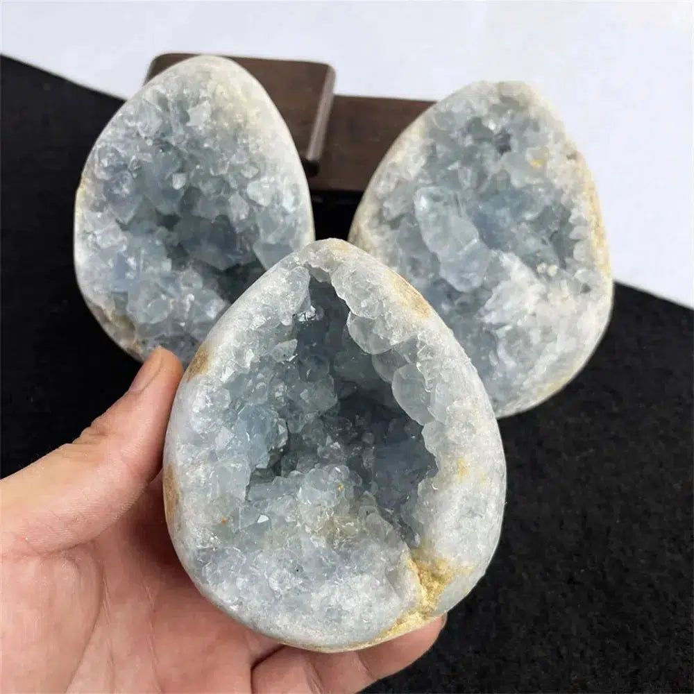 Blue Celestite Crystal Geode