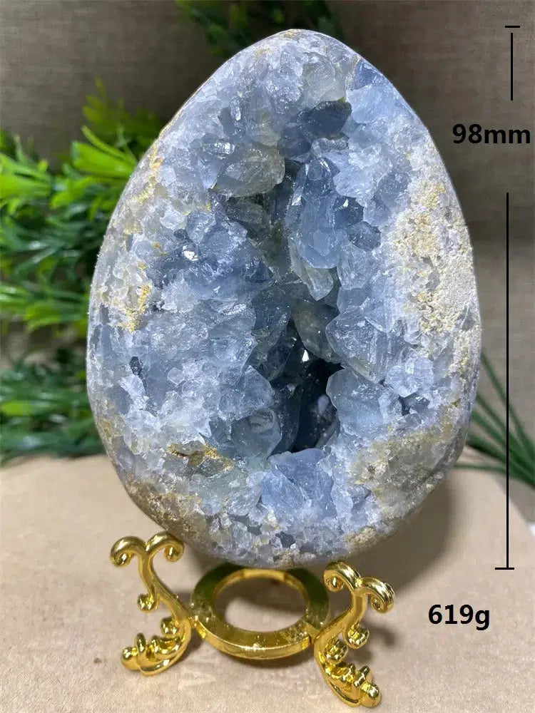 Blue Celestite Crystal Geode