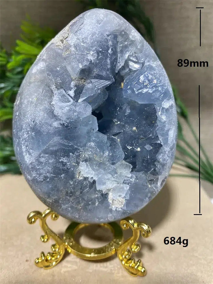 Blue Celestite Crystal Geode