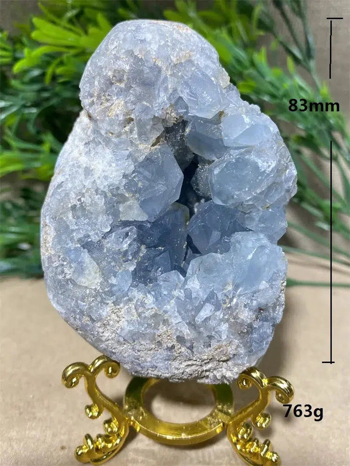 Blue Celestite Crystal Geode