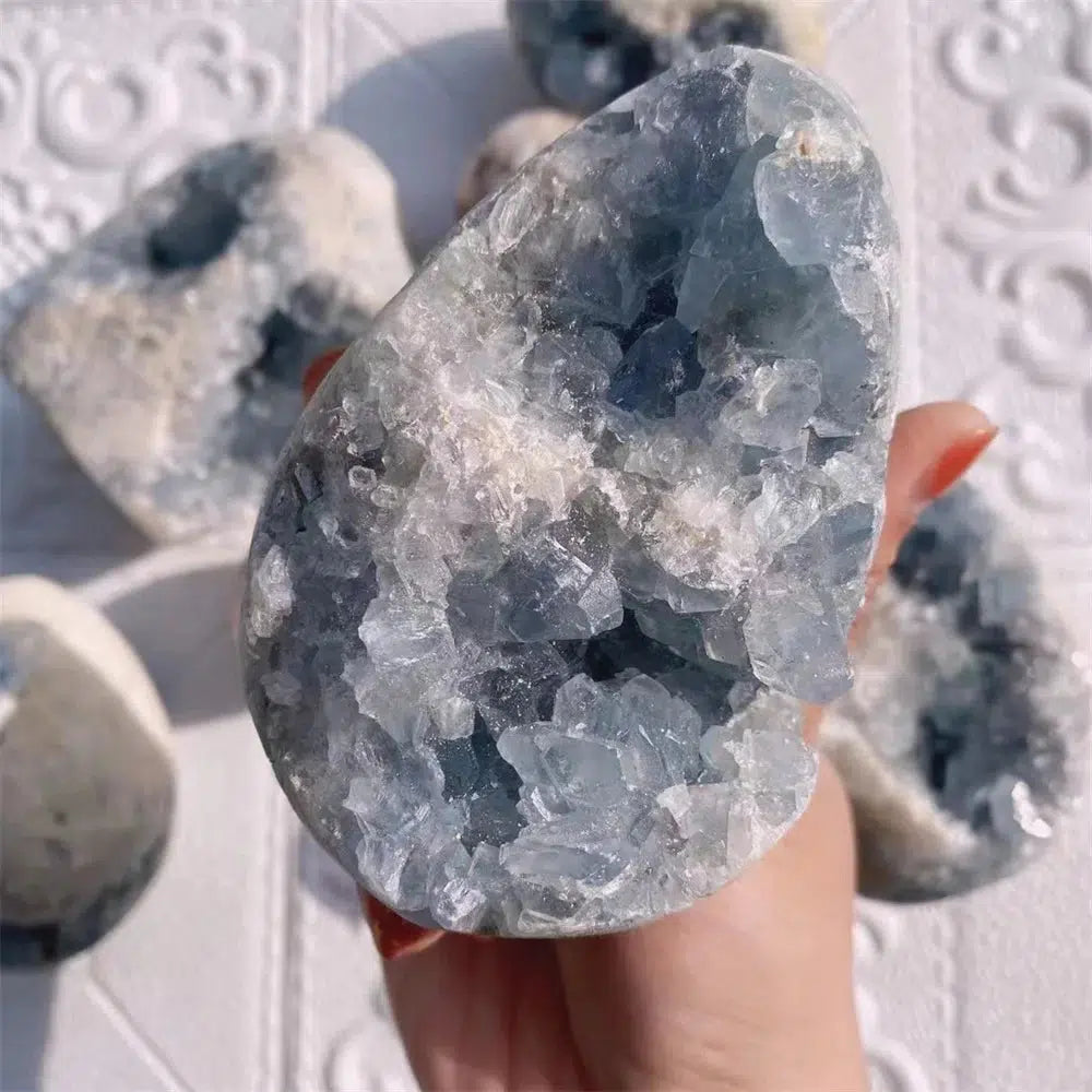 Blue Celestite Geode