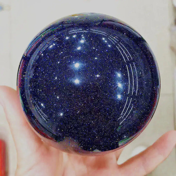 Blue Goldstone Sphere