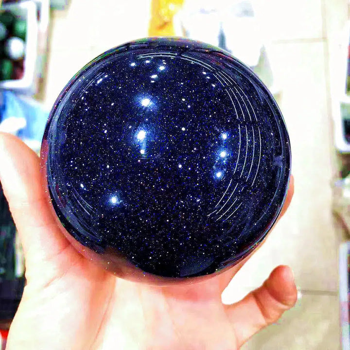 Blue Goldstone Sphere