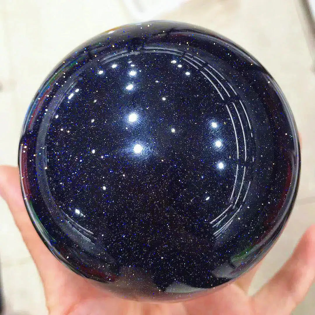 Blue Goldstone Sphere