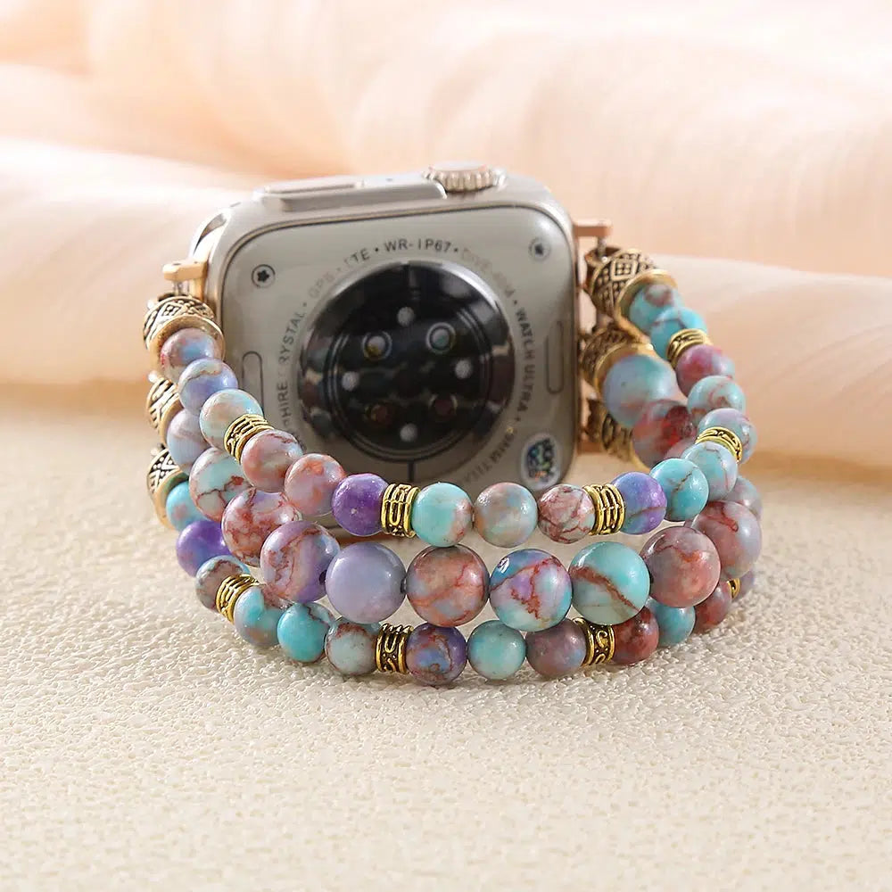 Blue Jasper Crystal Smartwatch Band