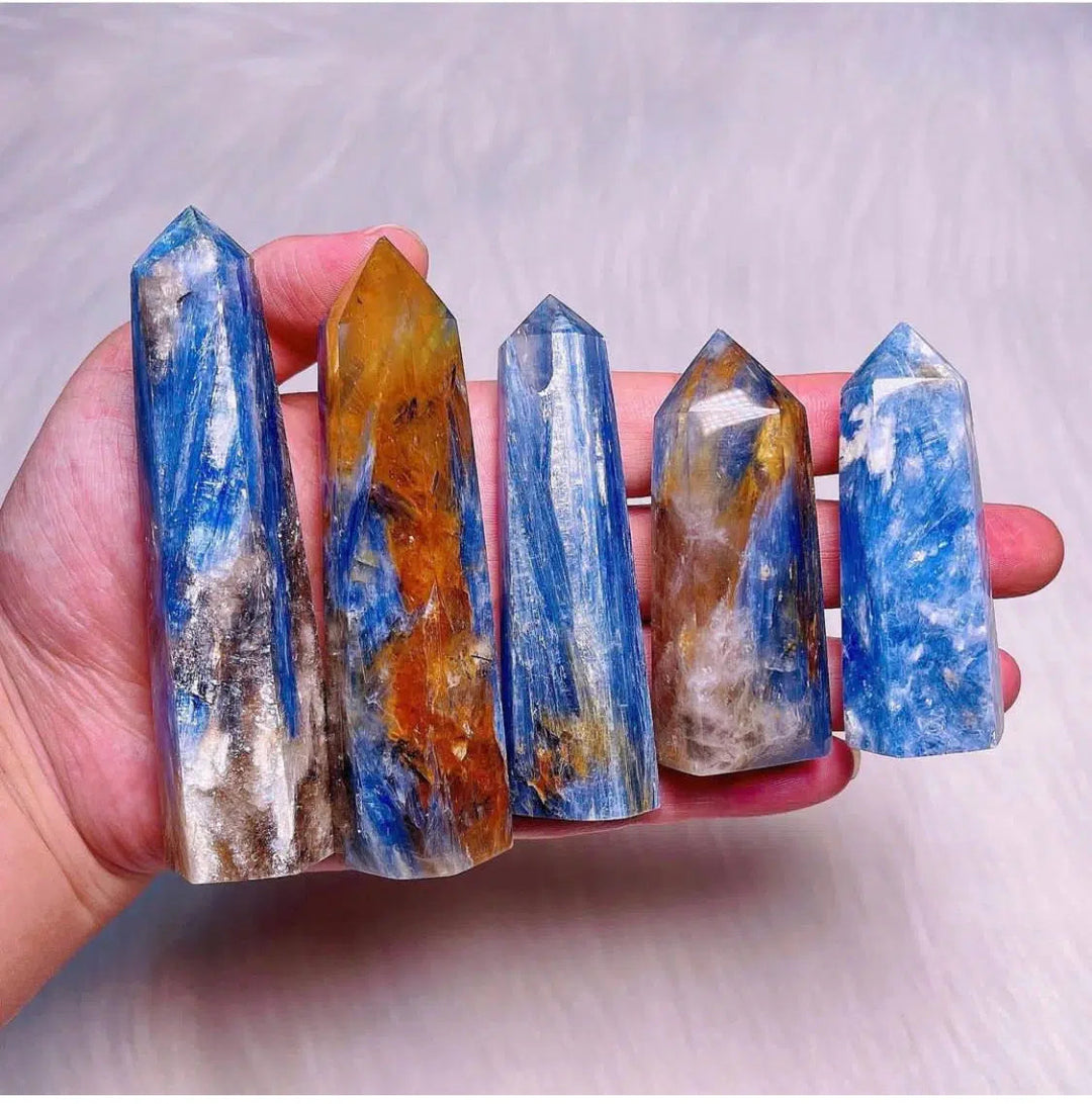 Blue Kyanite Crystal Tower