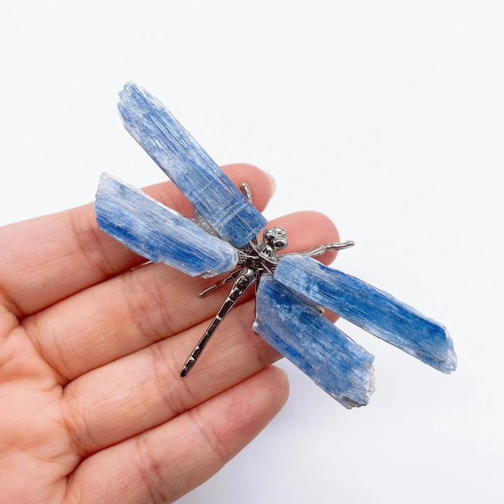 Blue Kyanite Dragonfly Figurine