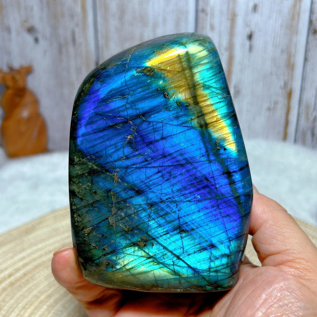 Blue Labradorite High Flash Freeform