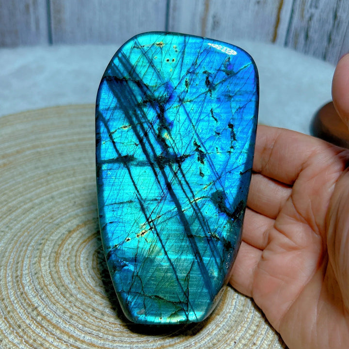 Blue Labradorite High Flash Freeform