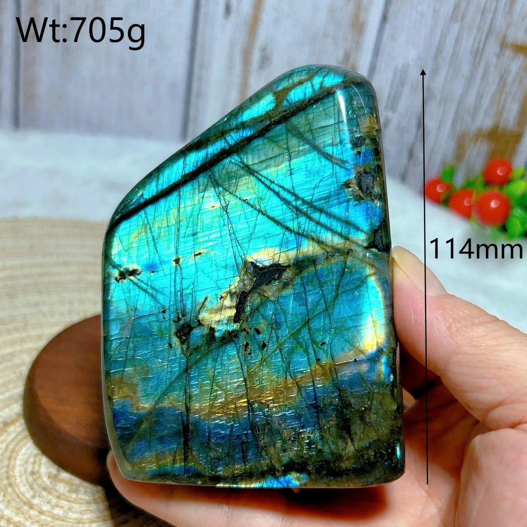 Blue Labradorite High Flash Freeform