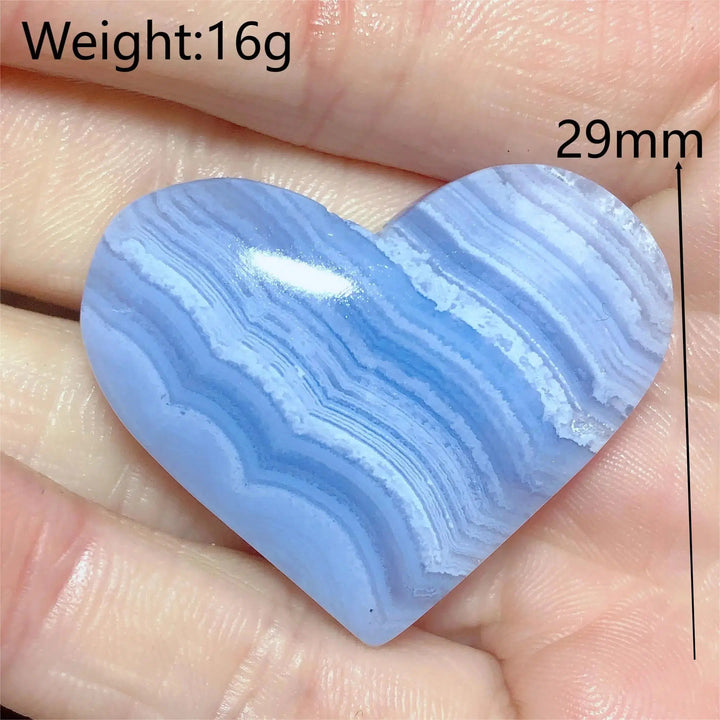 Blue Lace Agate Heart