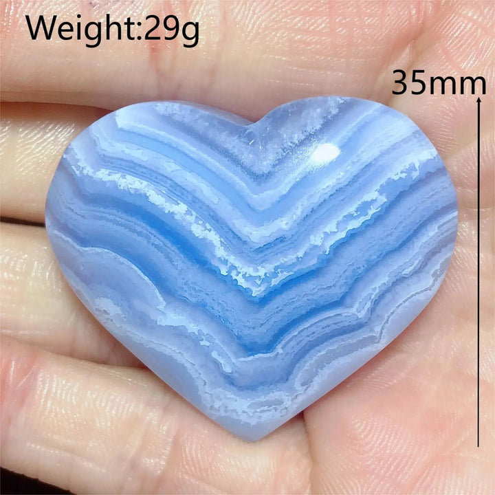 Blue Lace Agate Heart