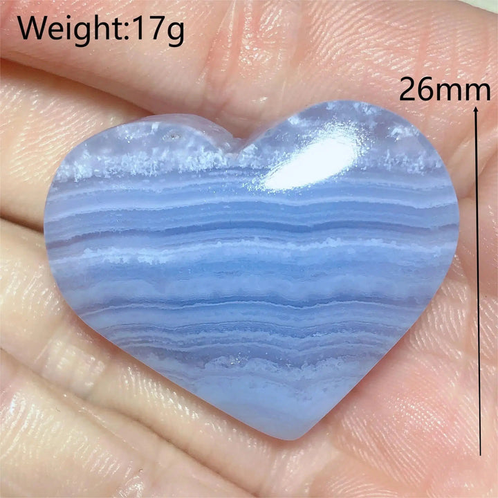 Blue Lace Agate Heart