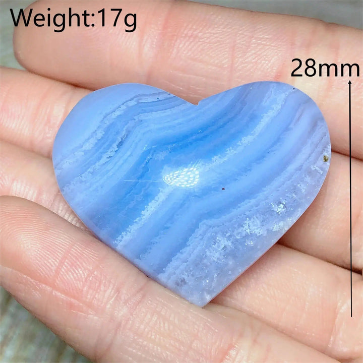 Blue Lace Agate Heart