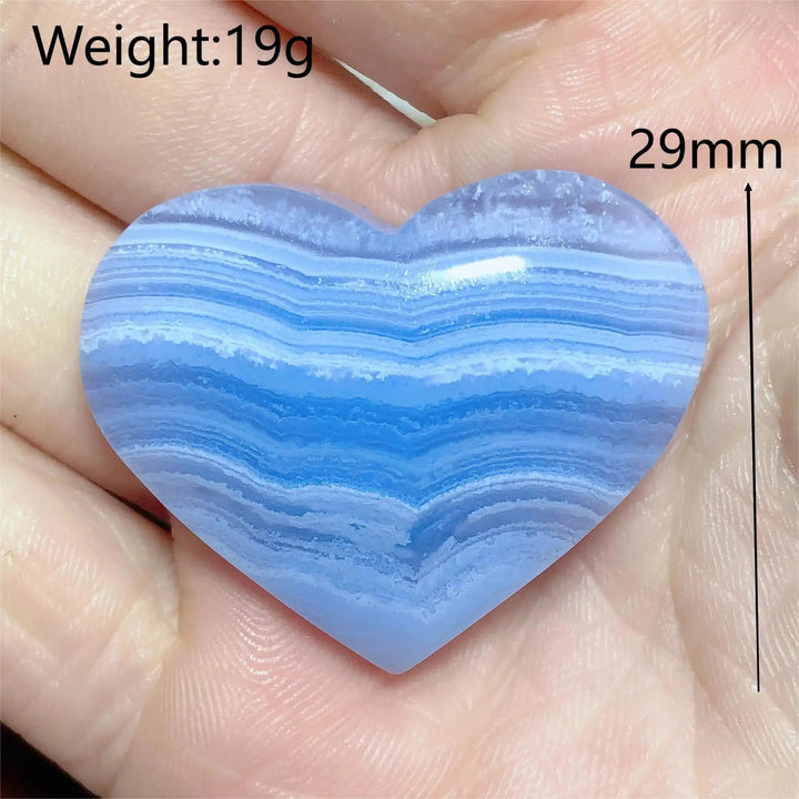 Blue Lace Agate Heart