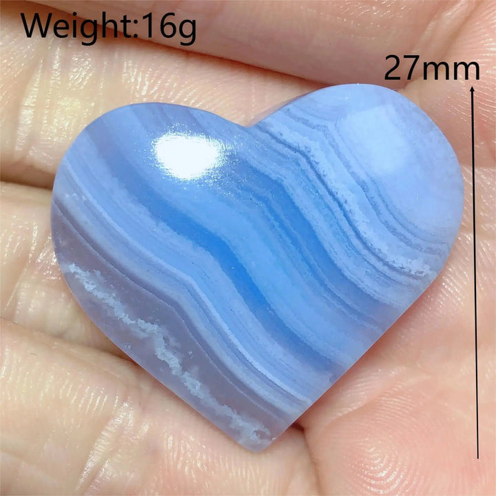 Blue Lace Agate Heart