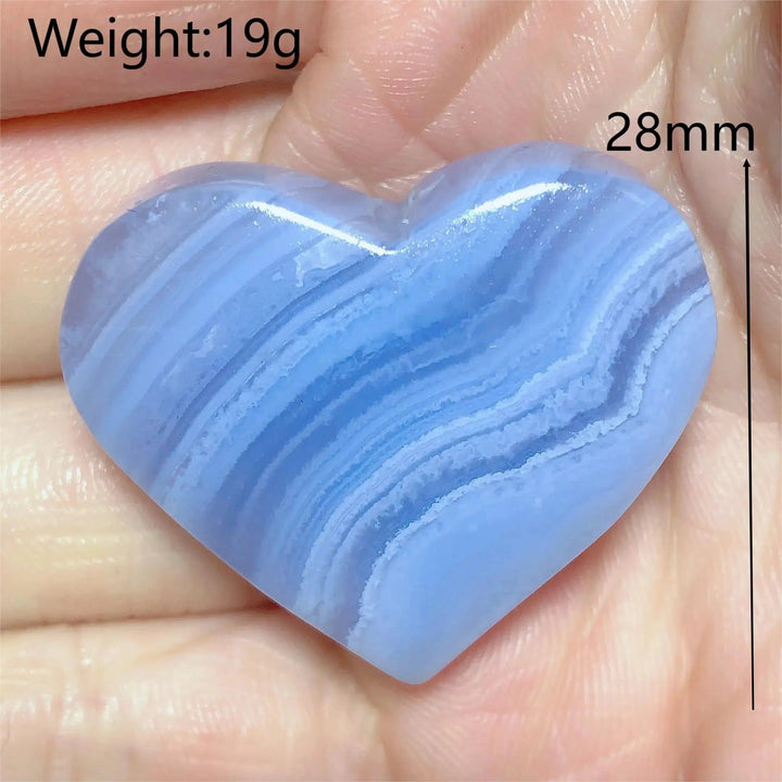 Blue Lace Agate Heart