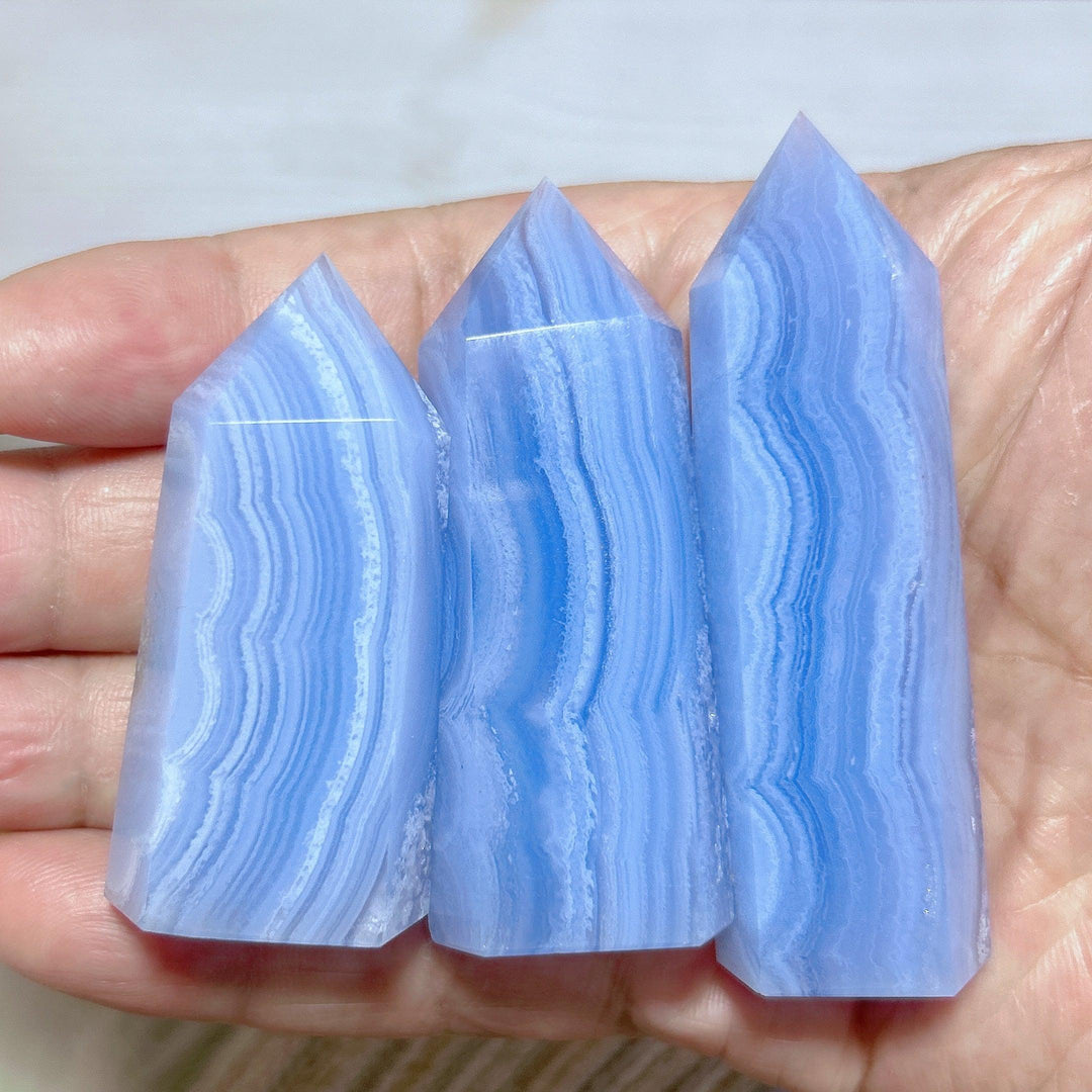 Blue Lace Agate Tower