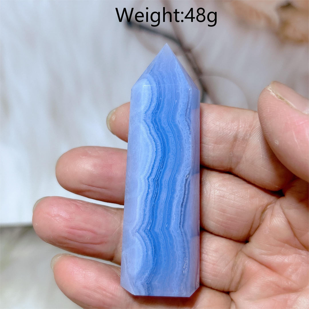 Blue Lace Agate Tower