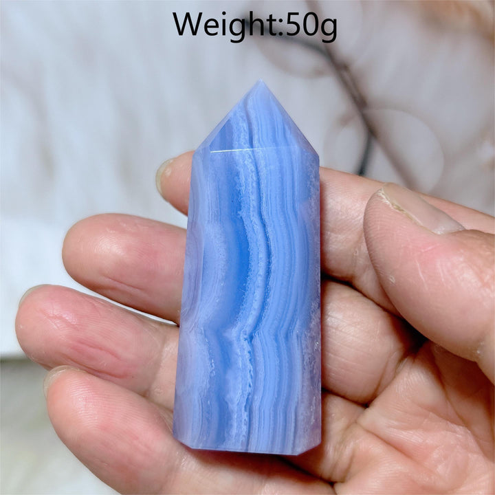 Blue Lace Agate Tower