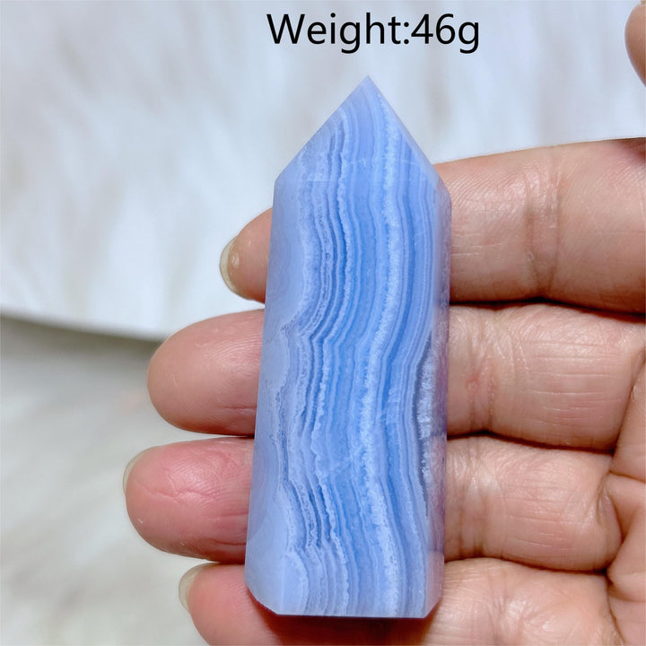 Blue Lace Agate Tower