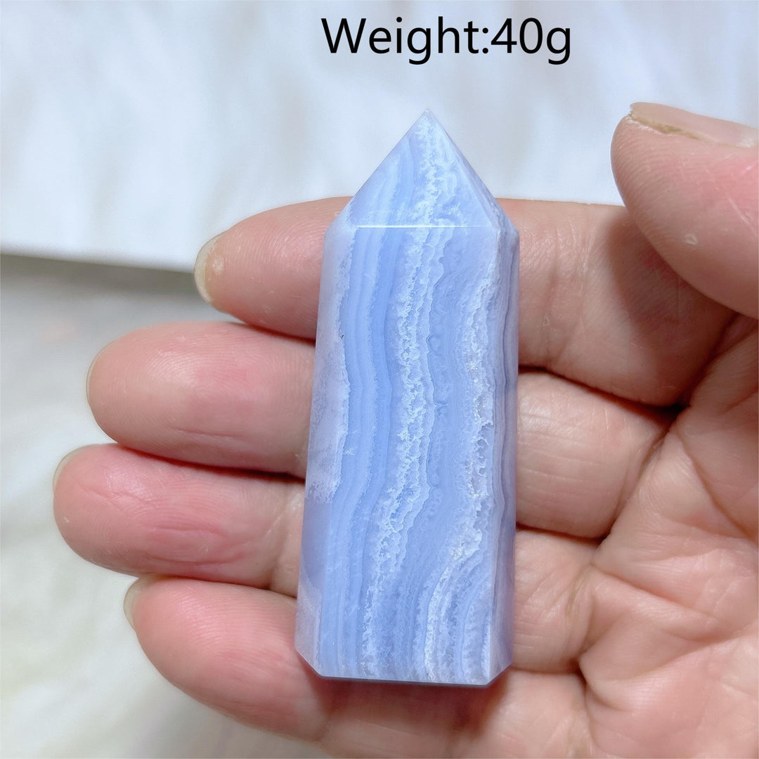 Blue Lace Agate Tower