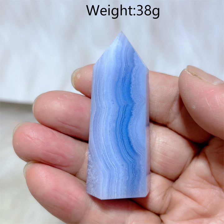 Blue Lace Agate Tower