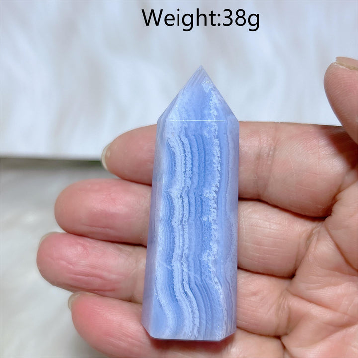 Blue Lace Agate Tower