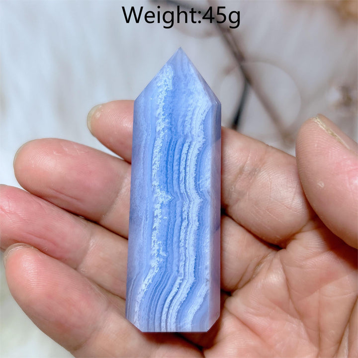 Blue Lace Agate Tower