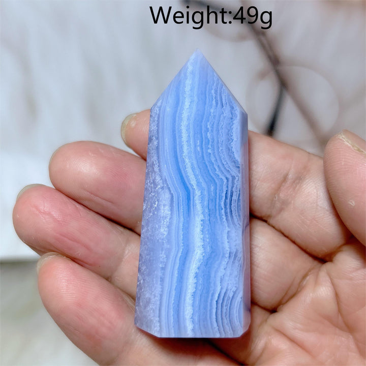 Blue Lace Agate Tower