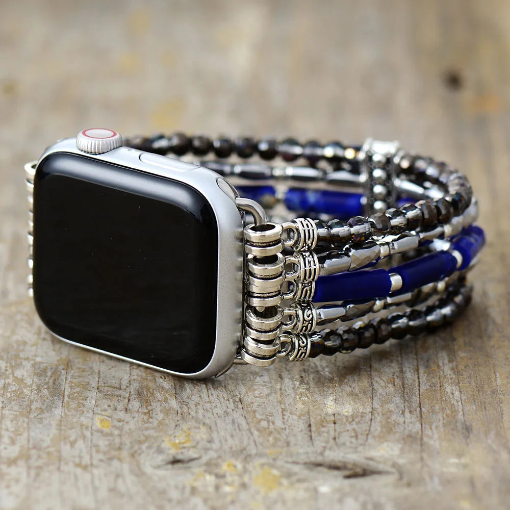 Blue Or Red Crystal ‘Super Bling’ Apple iWatch Band