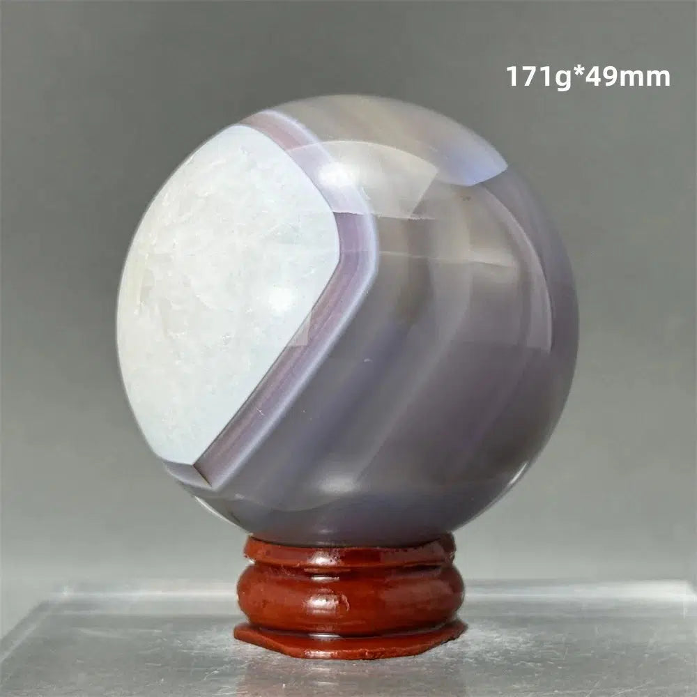 Blue Striped Agate Sphere