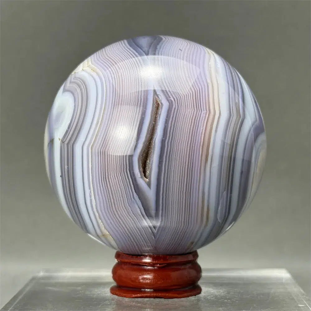 Blue Striped Agate Sphere