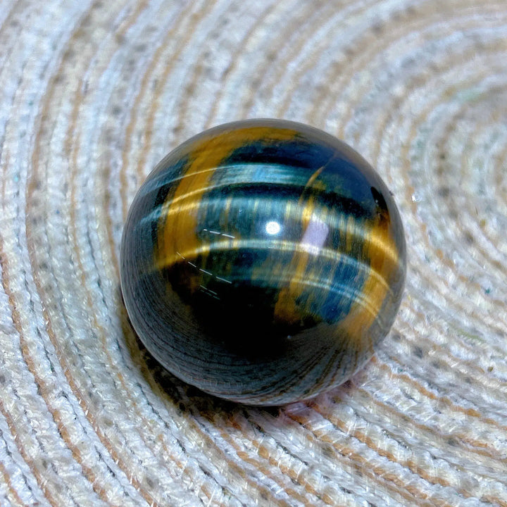 Blue Tiger Eye Flashy Sphere