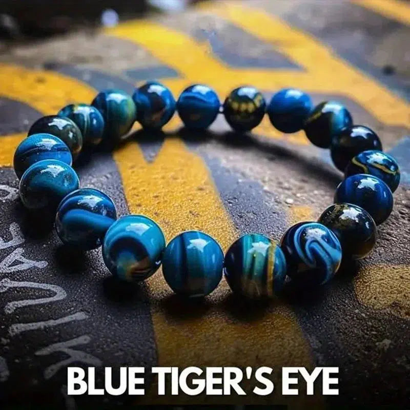 Blue Tigers Eye Bracelet