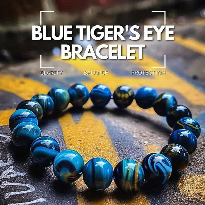 Blue Tigers Eye Bracelet