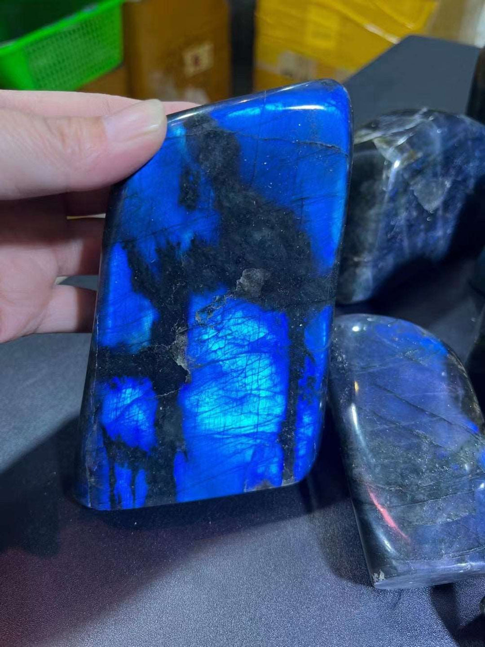 Blue or Violet Labradorite Freeform