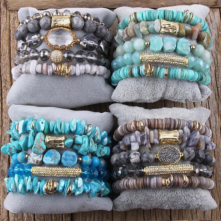 Bohemian 5 Stack Bracelets