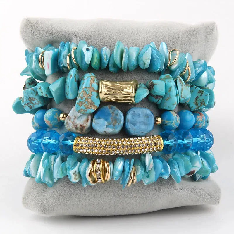 Bohemian 5 Stack Bracelets