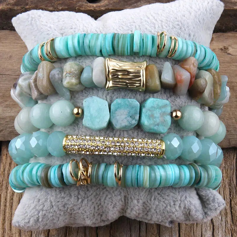 Bohemian 5 Stack Bracelets