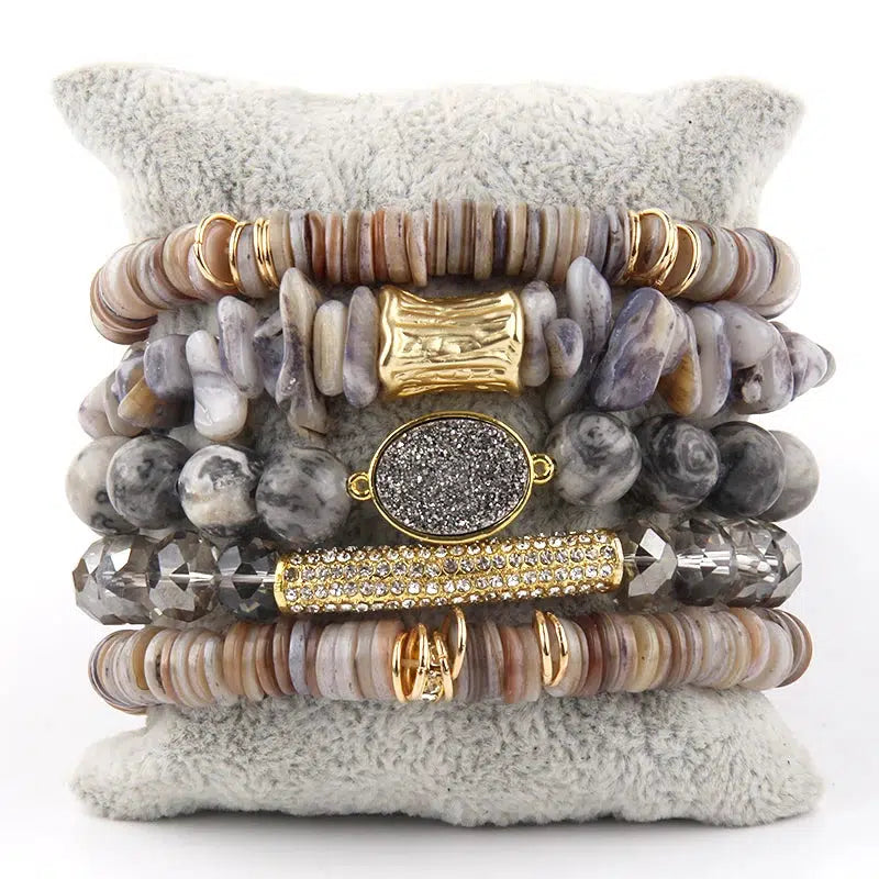 Bohemian 5 Stack Bracelets