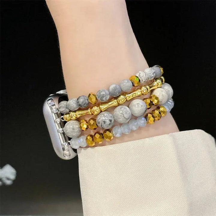 Bohemian Agate Beaded iWatch Band