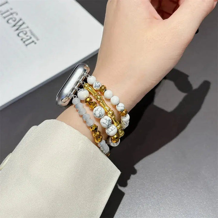 Bohemian Agate Beaded iWatch Band