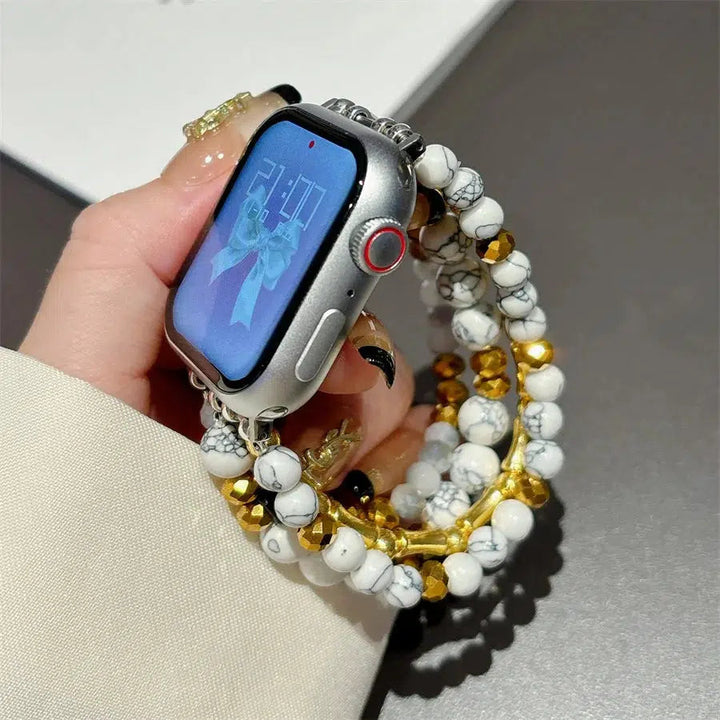 Bohemian Agate Beaded iWatch Band