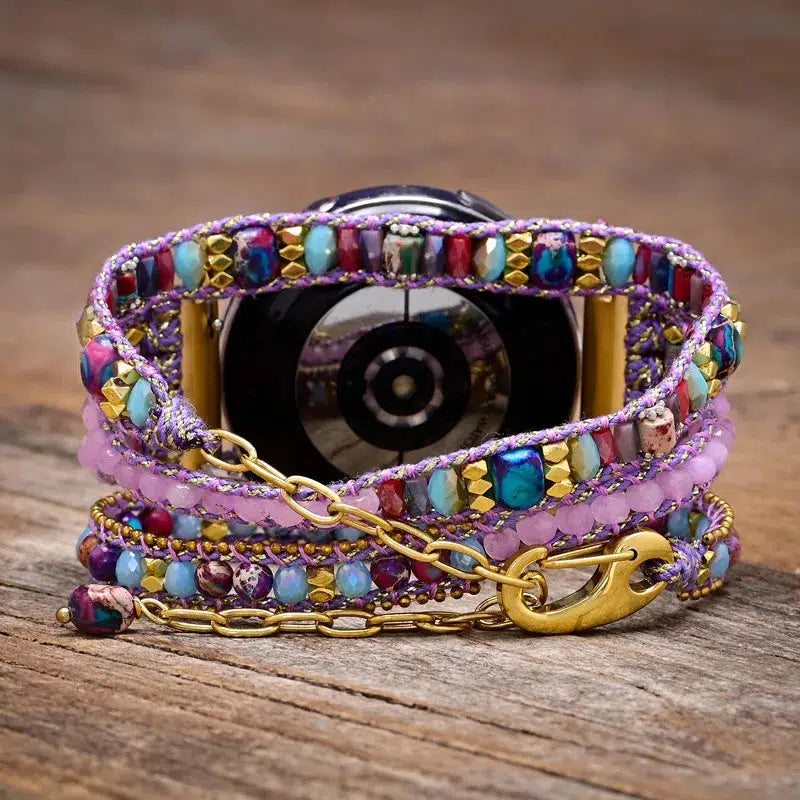 Bohemian Crystal Bracelet 22mm, 20mm, Samsung Watch Strap