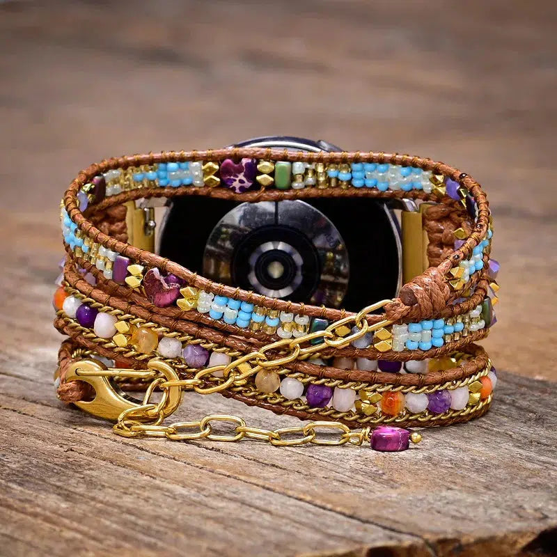 Bohemian Crystal Bracelet 22mm, 20mm, Samsung Watch Strap