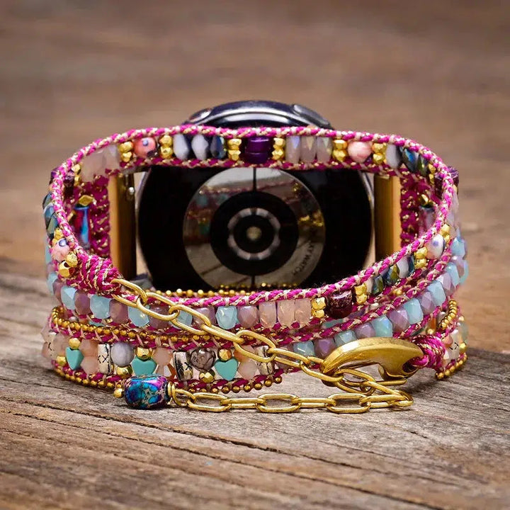 Bohemian Crystal Bracelet 22mm, 20mm, Samsung Watch Strap