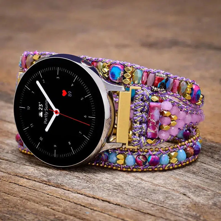 Bohemian Crystal Bracelet 22mm, 20mm, Samsung Watch Strap