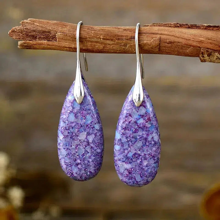 Bohemian Emperor Jasper Pendant Earrings