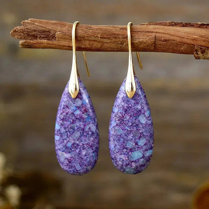 Bohemian Emperor Jasper Pendant Earrings